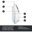 Миша ігрова дротова Logitech G102 Lightsync USB White (910-005824)