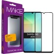 Захисне скло Make для Samsung A06 (A065), Black