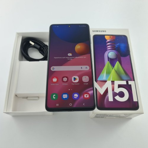 Смартфон Samsung Galaxy M51 (M515F) 128Gb Black (SM-M515FZKDSEK) USED **