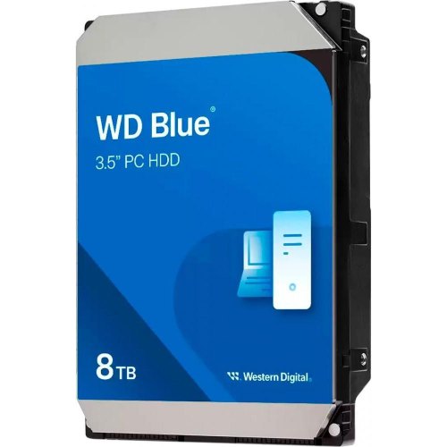 Жорсткий диск WD Blue 3.5 8TB, 5640rpm, 256MB, SATA 3.0 (WD80EAAZ)