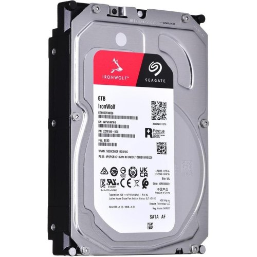 Жорсткий диск Seagate IronWolf 3.5 6TB, 5400rpm, 256MB, SATA 3.0 (ST6000VN006)