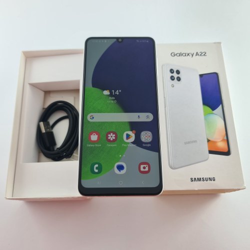 Смартфон Samsung Galaxy A22 (A225F) 64Gb White (SM-A225FZWDSEK) USED **