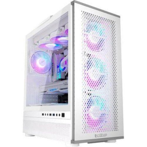 Корпус PcCOOLER CPS ME200 MESH, без БЖ, EATX/ATX/Micro ATX/Mini-ITX, білий (C3-A520WHP3-GL)