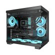 Корпус PcCOOLER CPS, без БЖ, ATX/Micro ATX/Mini-ITX, чорний (C3 T500 ARGB BK)