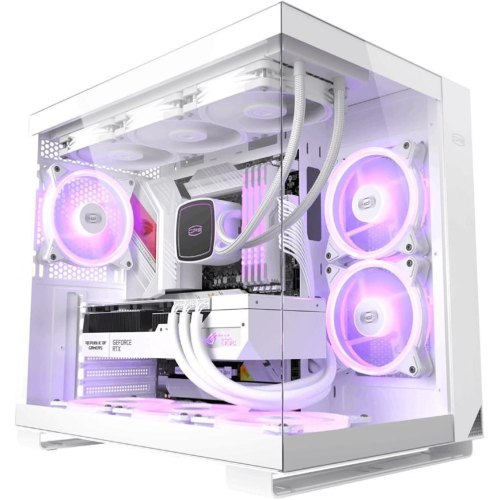 Корпус PcCOOLER CPS, без БЖ, ATX/Micro ATX/Mini-ITX, білий (C3 T500 ARGB WH)