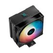 Кулер для процесора Deepcool AG400 DIGITAL BK ARGB, Intel LGA1700/1200/1151/1150/1155, AMD AM5/AM4
