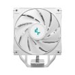 Кулер для процесора Deepcool AG400 DIGITAL, Intel LGA1700/1200/1151/1150/1155, AMD AM5/AM4, білий