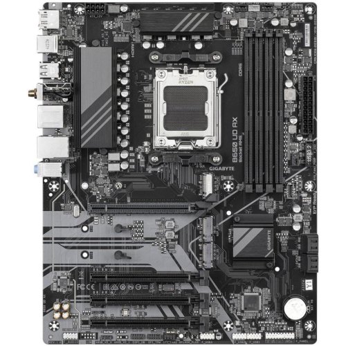 Mатеринська плата GIGABYTE B650 UD AX, ATX, sAM5, AMD B650, DP/HDMI, 3xM.2, LAN