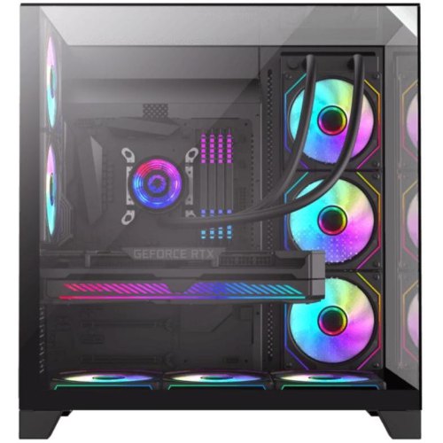 Корпус GAMEMAX Infinity Plus, без БЖ, ATX, чорний (Infinity Plus BK)