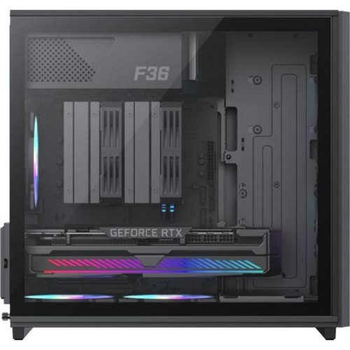 Корпус GAMEMAX, Micro ATX, без БЖ, Mini Tower, чорний (F36 BK)