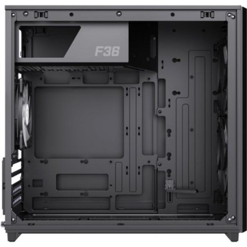 Корпус GAMEMAX, Micro ATX, без БЖ, Mini Tower, чорний (F36 BK)