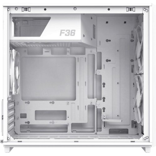 Корпус GAMEMAX, Micro ATX, без БЖ, Mini Tower, білий (F36 WH)