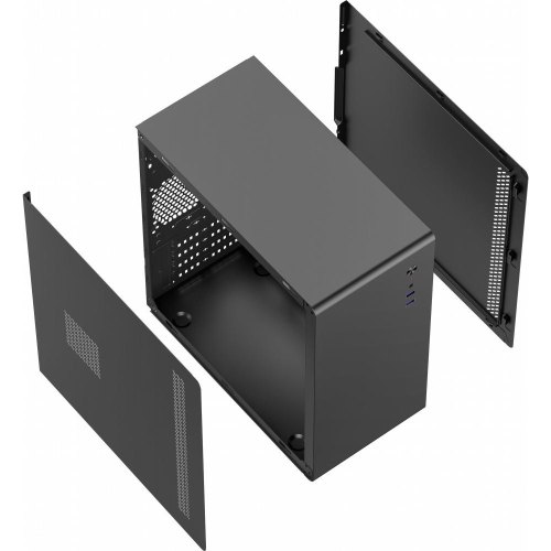 Корпус GAMEMAX GM-500B, Micro-ATX, з блоком живлення (A200-BK-500B)