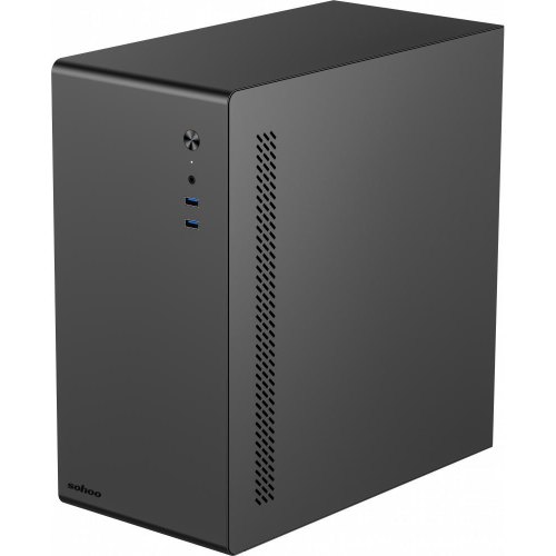Корпус GAMEMAX GM-500B, Micro-ATX, з блоком живлення (A200-BK-500B)