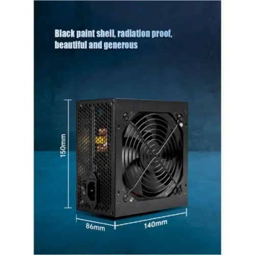 Блок живлення PcCooler 600W, 80+, OTP/OPP/OVP/UVP/SCP (HW600-NP)
