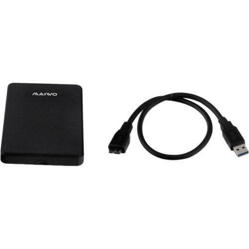 Зовнішня кишеня Maiwo для 2.5 SATA/SSD HDD, USB 3.0, пластик (K2503D black)