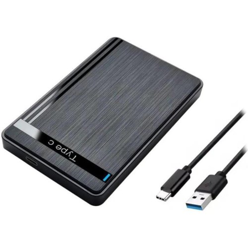 Зовнішня кишеня Dynamode для 2.5 SATA/SSD HDD, USB 3.1 Type-C, пластик (DM-CAD-25317C)