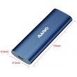 Зовнішня кишеня Maiwo для M.2 SSD NVMe/SATA, USB 3.1 GEN2 Type-C, алюміній (K1689)