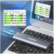 Зовнішня кишеня Maiwo для M.2 SSD NVMe/SATA, USB 3.1 GEN2 Type-C, алюміній (K1689)