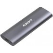 Зовнішня кишеня Maiwo для M.2 SSD NVMe/SATA, USB 3.1 GEN2 Type-C, алюміній (K1689)