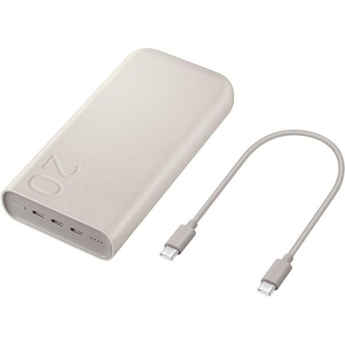 Зовнішній акумулятор Power Bank SAMSUNG Battery Pack 20000mAh 45W EB-P4520XUEGEU, Beige