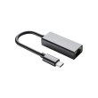 Адаптер Dynamode USB 3.0 Type-C to RJ-45, 1000/100 Мбіт/с, чип RTL8153, кабель 13см, темно-сірий (DM-AD-GLAN-C)