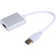 Адаптер Dynamode USB 3.0 - HDMI female, 1920x1080 (USB 3.0), 800x600 (USB 2.0), алюміній (USB3.0-HDMI bulk)