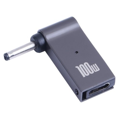 Адаптер STLab PD 100W USB Type-C Female to DC Male Jack 5.5x2.5 mm, для заряджання ноутбуків ASUS,TOSHIBA,LENOVO (PD100W-5.5x2.5mm)