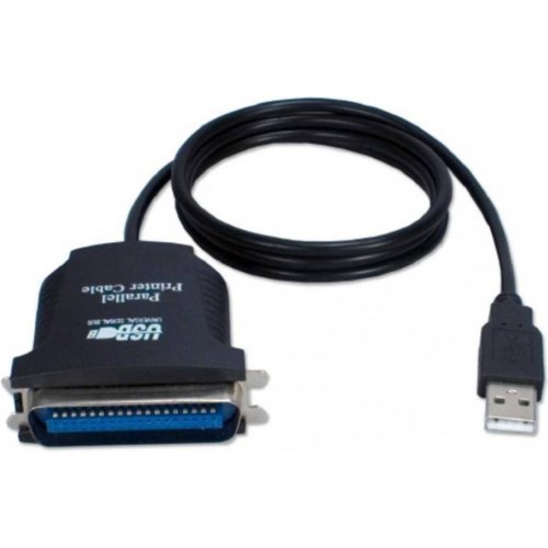 Адаптер Dynamode USB 2.0 Type-A Male - LPT Bitronics 36-pin Male, кабель 1.8 м, чипсет CH340 (USB2.0-to-Parallel)