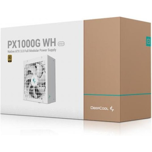 Блок живлення Deepcool PX 1000W, 80+GOLD, білий (PX1000G WH)(R-PXA00G-FC0W-EU)