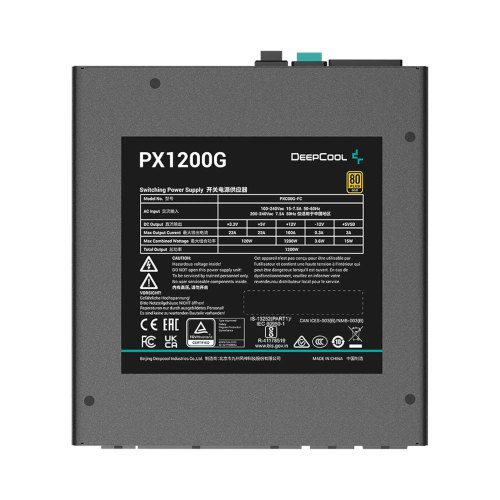 Блок живлення Deepcool PX 1200W, 80+GOLD (PX1200G)(R-PXC00G-FC0B-EU)