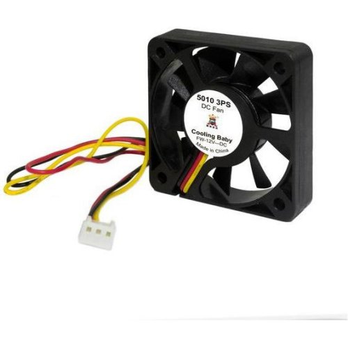 Вентилятор для корпусу Cooling Baby, 50мм, SB, 5400 об/хв, 22 дБ, 3pin (5010 3PS)