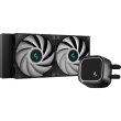 Система рідинного охолодження для процесора Deepcool LE520, Intel LGA1700/1200/1151/1150/1155, AMD AM5/AM4, чорний (R-LE520-BKAMMN-G-1)