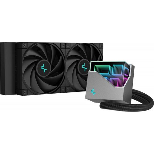 Система рідинного охолодження для процесора Deepcool LT520, Intel LGA2066/2011-v3/2011/1700/1200/1151/1150/1155, AMD sTRX4/sTR4/AM5/AM4, чорний