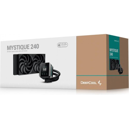 Система рідинного охолодження для процесора Deepcool MYSTIQUE 240, Intel LGA1700/1200/1151/1150/1155, AMD AM5/AM4 (R-LX550-BKDSNC-G-1)