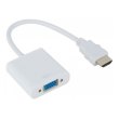 Адаптер STLab HDMI male - VGA F емулятор монітора, без додадкових кабелів, білий (U-990 Pro BTC white)
