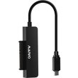 Адаптер Maiwo для підключення HDD 2,5 SATA/SSD до порту USB3.1 GEN2 TypeC, в комплекті контейнер Maiwo захисний для HDD 2,5 (K104G2 black)