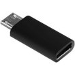 Адаптер Lapara, Micro USB Male на USB 3.1 Type-C Female, чорний (LA-MaleMicroUSB-TypeC-Female black)