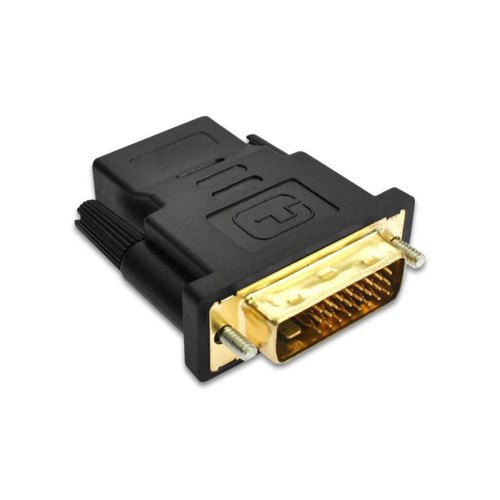 Адаптер STLab DVI-D (24+1) male to HDMI female, Full HD, 60Hz, двонаправлений, чорний (U-994)