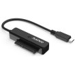 Адаптер Maiwo для підключення HDD 2,5 SATA II/III /SSD до портів USB3.1 GEN2 Type-C, пластик, чорний (K105AG2 black)