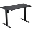 Стіл Cougar Royal 140 Mossa, з електричним регулюванням висоти, 72-115см, навантаження до 80кг, чорний