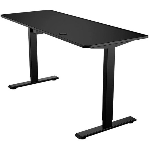 Стіл Cougar Royal 140 Mossa, з електричним регулюванням висоти, 72-115см, навантаження до 80кг, чорний