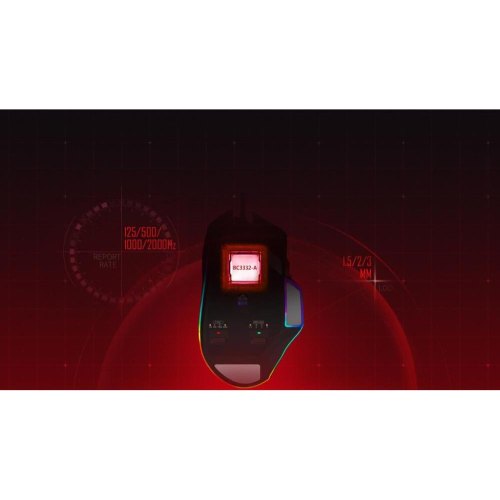 Миша ігрова, дротова A4Tech W95 Max Bloody, активоване ПЗ, біла/чорна