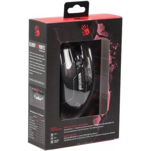 Миша ігрова, дротова A4Tech ES7 Bloody, чорна