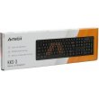 Клавіатура дротова A4Tech KKS-3, USB, гарячі клавіші, чорна