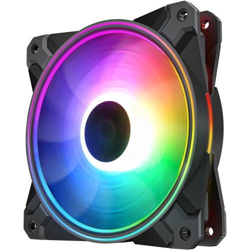 Набір вентиляторів для корпусу Deepcool, 3x120мм, HB, RGB, 500-1800 об/хв, 28.8 дБ (CF120 PLUS)