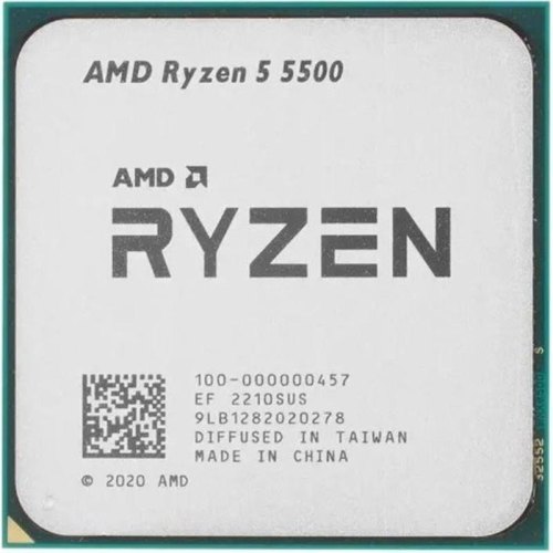 Процесор AMD Ryzen 5 5500, 6 ядер, 4.2GHz, sAM4, TRAY (100-000000457)
