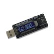 USB-тестер Dynamode, напруги 3-20V, сили струму 0-3A, заряду батареї 0-99999 mAh, чорний (KWS-V21)