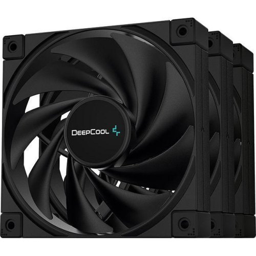 Набір вентиляторів для корпусу Deepcool, 3х120мм, FDB, 500-1850 об/хв, 28дБ (R-FK120-BKNPF3-G-1)