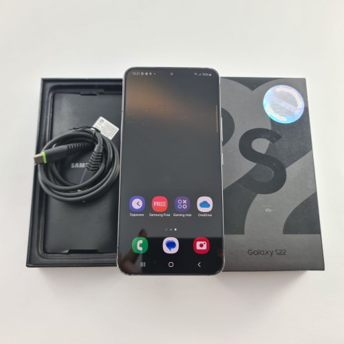 Смартфон Samsung Galaxy S22 (S901B) 128Gb Phantom Black (SM-S901BZKDSEK) USED **